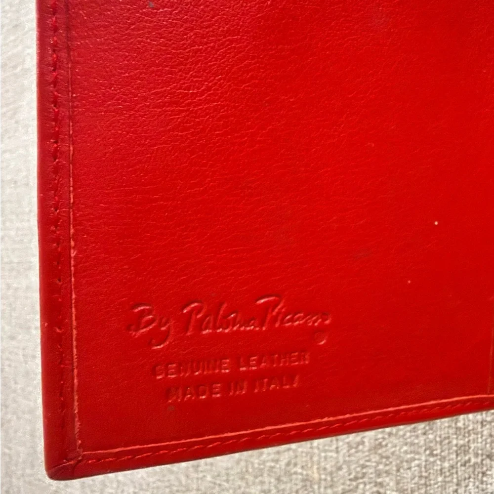 PALOMA PICASSO Red‎ Leather Wallet With Coin Pouch in Perfect Condition
